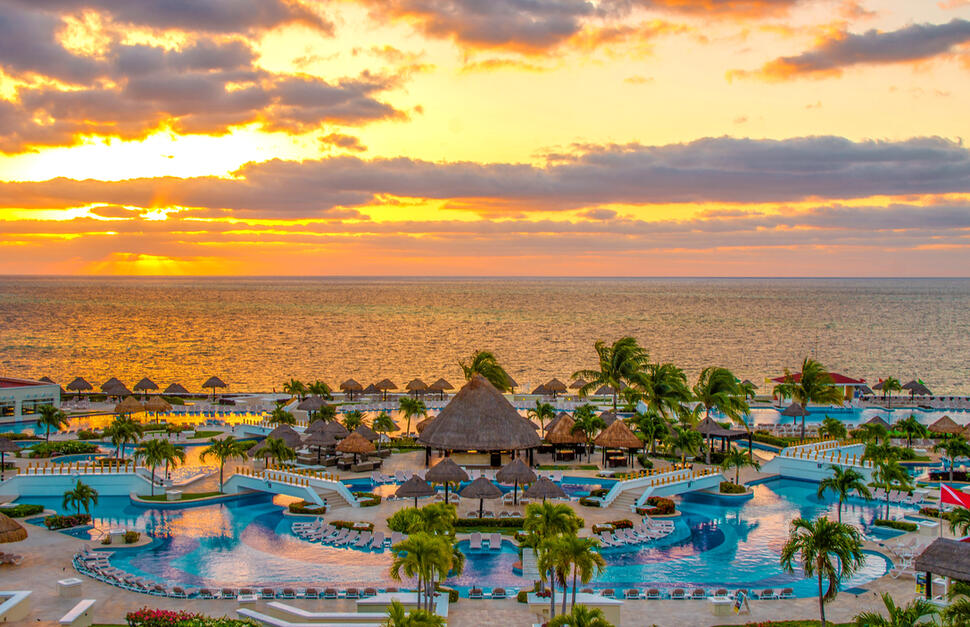 Moon Palace Golf & Spa Resort Sunset
