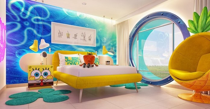 Nickelodeon Hotels & Resorts Riviera Maya Sponge Bob Room