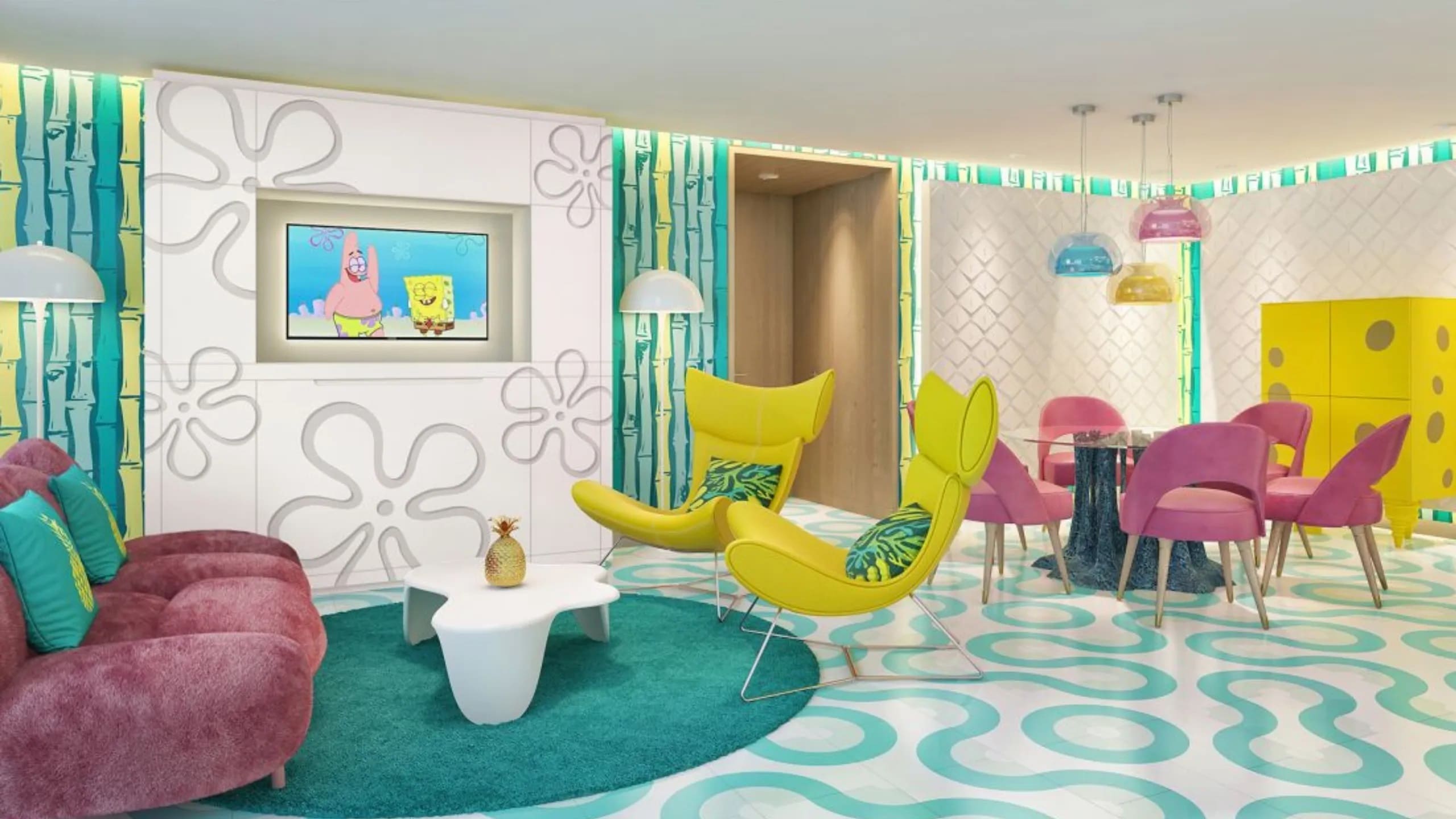 Nickelodeon Hotels & Resorts Riviera Maya Living Room