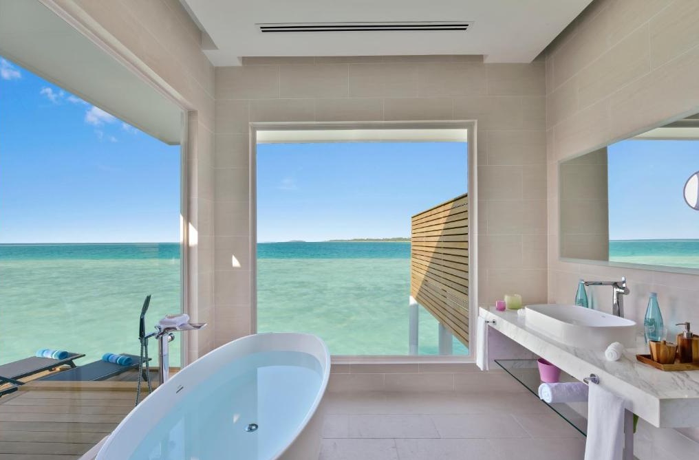 Kandima Maldives Water Villa Bathroom