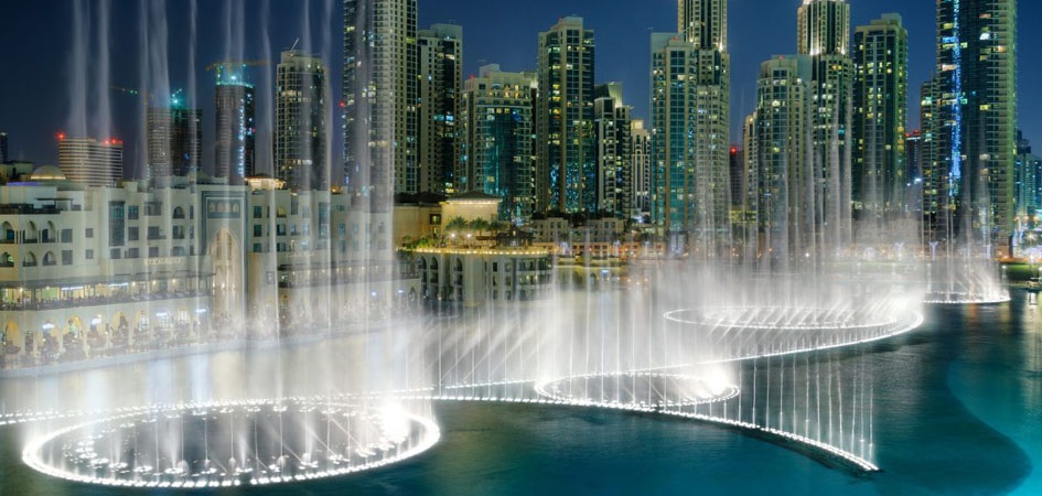 Singing Fountains Dubai View
